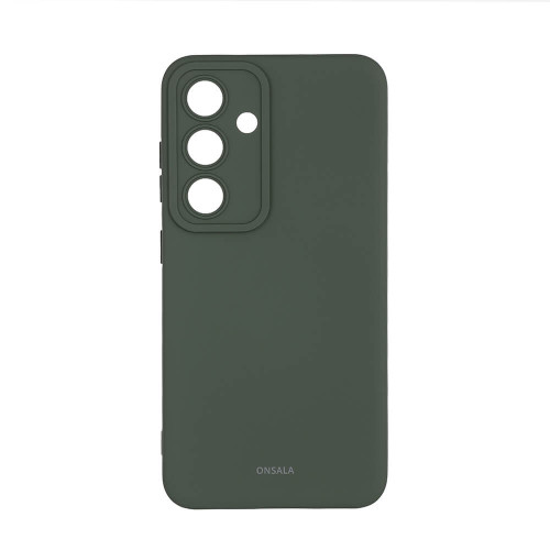 ONSALA Backcover Sil Touch Samsung S24 5G Olive Green