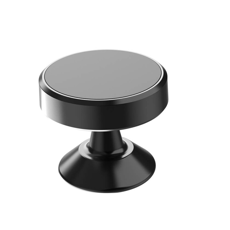 Produktbild för Mobile Holder Magnetic Black Puck with self-adhesive tape