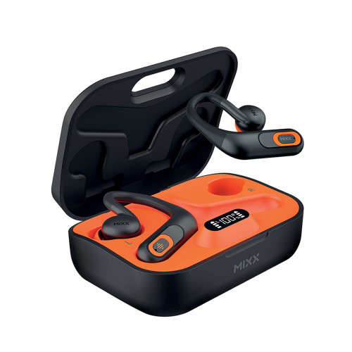 MIXX Headphone Sports Charge In-Ear Hook TWS Black/Orange