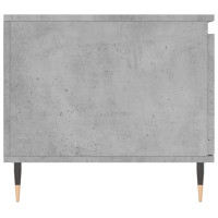 Produktbild för Soffbord betonggrå 100x50x45 cm konstruerat trä