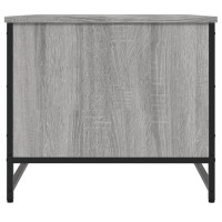 Produktbild för Soffbord grå sonoma 85,5x51x45 cm konstruerat trä
