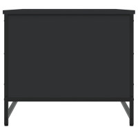 Produktbild för Soffbord svart 85,5x51x45 cm konstruerat trä