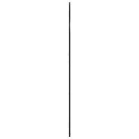 Produktbild för Väggspegel svart 100x130 cm bågformad järn