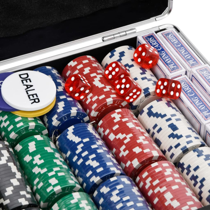 Produktbild för Poker set 600 delar 11,5 g