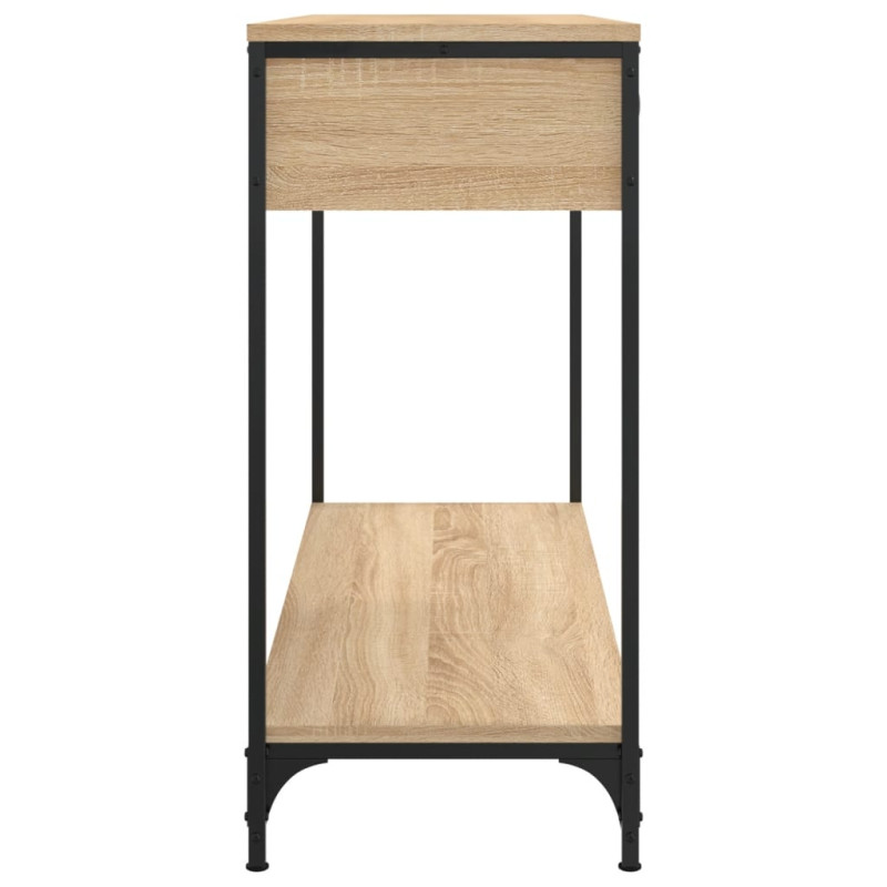 Produktbild för Avlastningsbord sonoma-ek 100x34,5x75 cm konstruerat trä