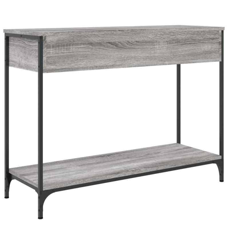 Produktbild för Avlastningsbord grå sonoma 100x34,5x75 cm konstruerat trä