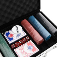 Miniatyr av produktbild för Poker set 300 delar 4 g