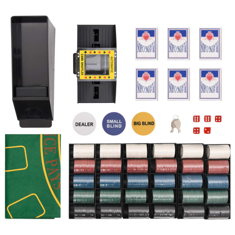Produktbild för Poker set 600 delar 4 g