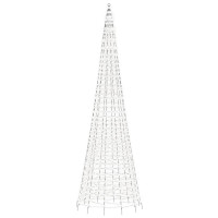 Produktbild för LED julgran 1534 LEDs kallvit 500 cm