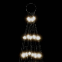 Produktbild för LED julgran 1534 LEDs kallvit 500 cm