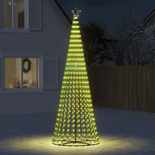 vidaXL Julgranskon 688 LEDs varmvit 300 cm