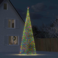 Produktbild för Julgranskon 1544 LEDs färgglad 500 cm