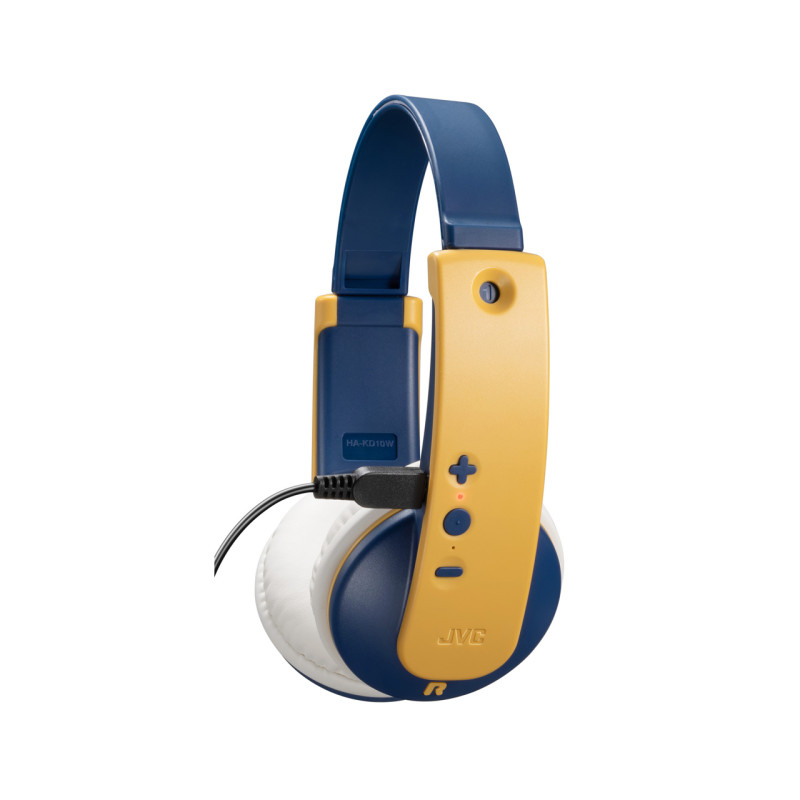 Produktbild för JVC HA-KD10W Hörlurar Trådlös Huvudband Musik Bluetooth Blå, Gul