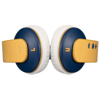 Miniatyr av produktbild för JVC HA-KD10W Hörlurar Trådlös Huvudband Musik Bluetooth Blå, Gul