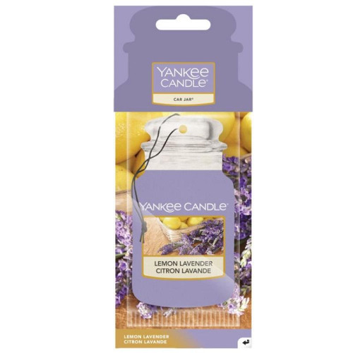 Yankee Candle Car Jar Air Freshener Lemon Lavender