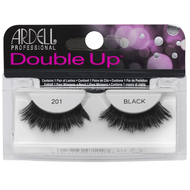 Produktbild för Double Up False Eyelashes Black 201
