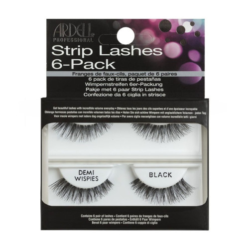 Ardell Professional 6-pack Strip Lashes Demi Wispies