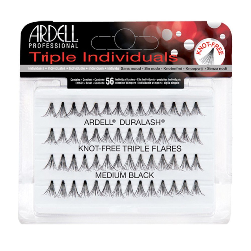 Produktbild för Triple Individuals Duralash Knot Free Flares Medium Black