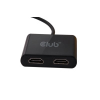 Produktbild för CLUB3D USB A to HDMI™ 2.0 Dual Monitor 4K 60Hz