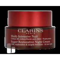 Produktbild för Clarins Super Restorative Night Cream Lifts Replenish & Target Wrinkles - All Skin Types 50 ml