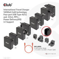 Produktbild för CLUB3D CAC-1917 strömförsörjningsenheter 140 W