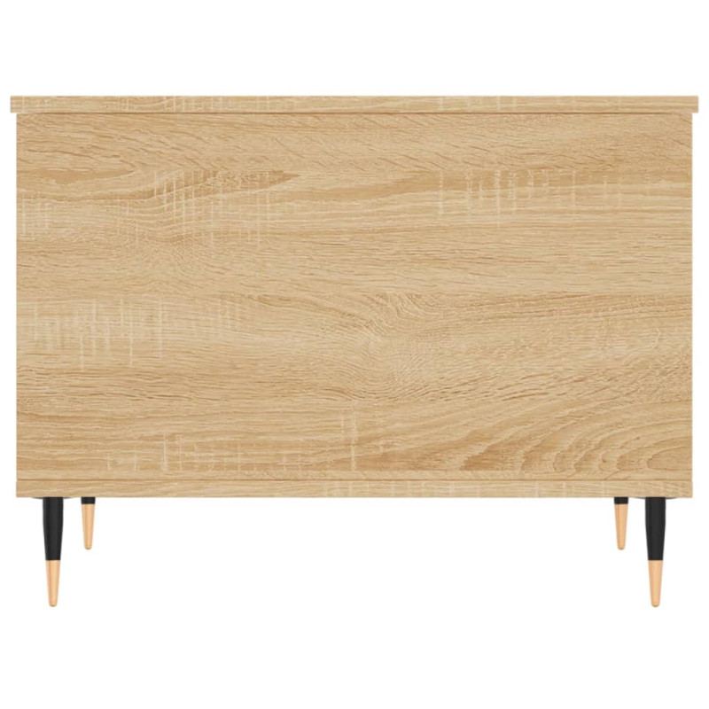 Produktbild för Soffbord sonoma-ek 60x44,5x45 cm konstruerat trä