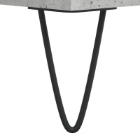 Produktbild för Högskåp betonggrå 69,5x34x180 cm konstruerat trä