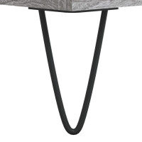 Produktbild för Högskåp Grå Sonoma 69,5x34x180 cm konstruerat trä