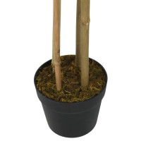 Produktbild för Konstväxt bambu 760 blad 120 cm grön