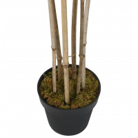 Produktbild för Konstväxt bambu 1380 blad 200 cm grön