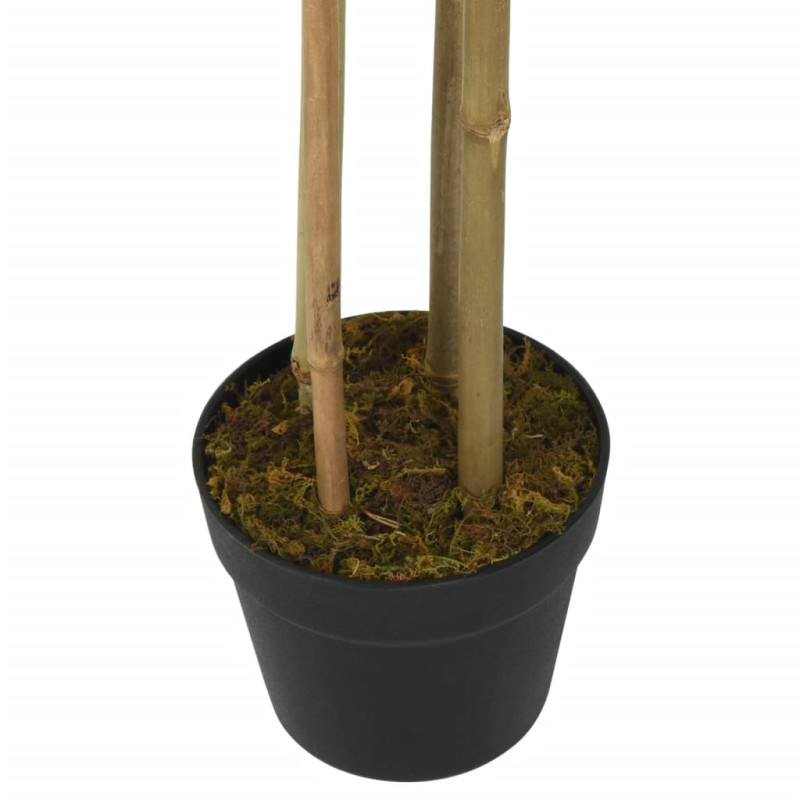 Produktbild för Konstväxt bambu 1520 blad 200 cm grön