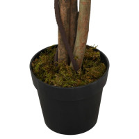 Produktbild för Konstväxt fikusträd 1260 blad 200 cm grön