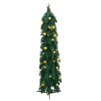 Produktbild för Belyst plastgran med 45 LEDs 90 cm