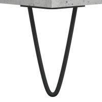 Produktbild för Högskåp betonggrå 69,5x34x180 cm konstruerat trä