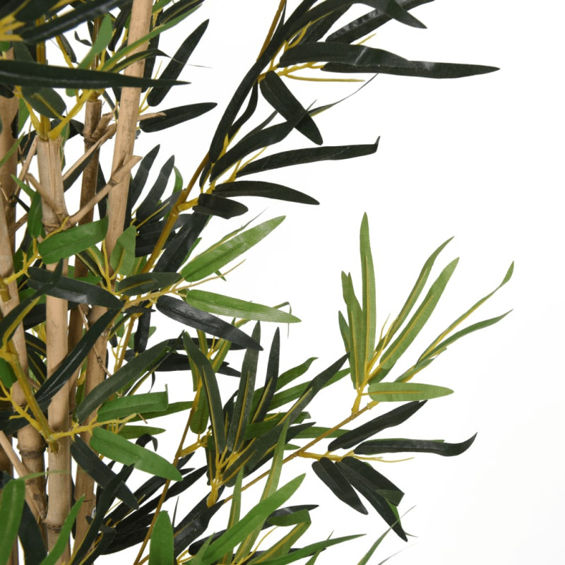 Produktbild för Konstväxt bambu 552 blad 120 cm grön