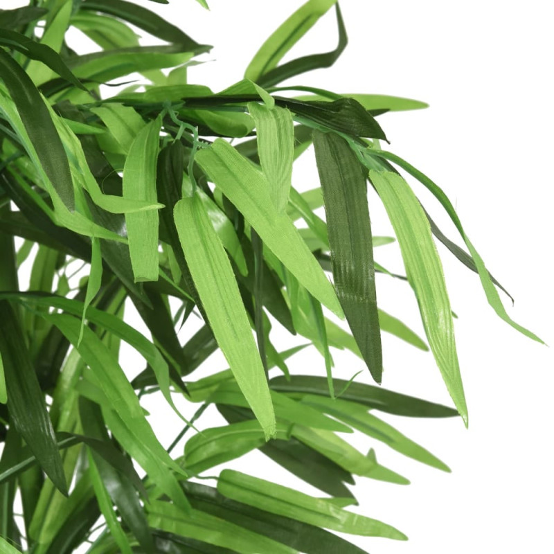 Produktbild för Konstväxt bambu 240 blad 80 cm grön