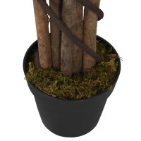 Miniatyr av produktbild för Konstväxt fikonträd 180 blad 150 cm grön