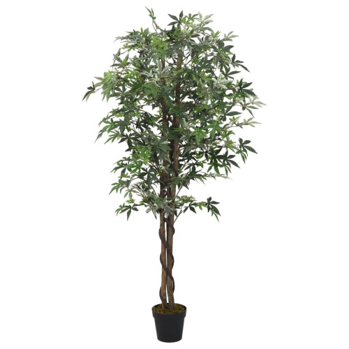 vidaXL Konstväxt lönnträd 504 blad 150 cm grön