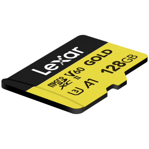 Lexar Gold - Micro SD 128Go V60 - Carte mémoire Lexar