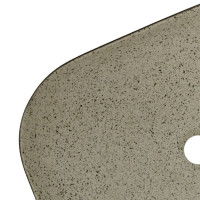 Produktbild för Handfat grå och svart rektangulär 48x37,5x13,5 cm keramik