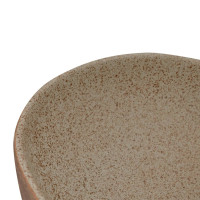 Produktbild för Handfat sand och brun oval 59x40x14 cm keramik