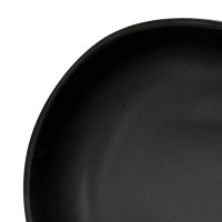Produktbild för Handfat svart och blå oval 59x40x14 cm keramik