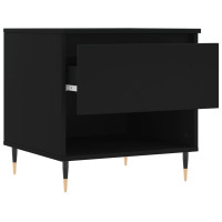 Produktbild för Soffbord 2 st svart 50x46x50 cm konstruerat trä