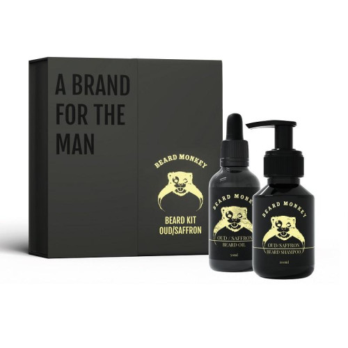 Beard Monkey Giftset Beard Monkey Beard Kit Oud/Saffron 2023