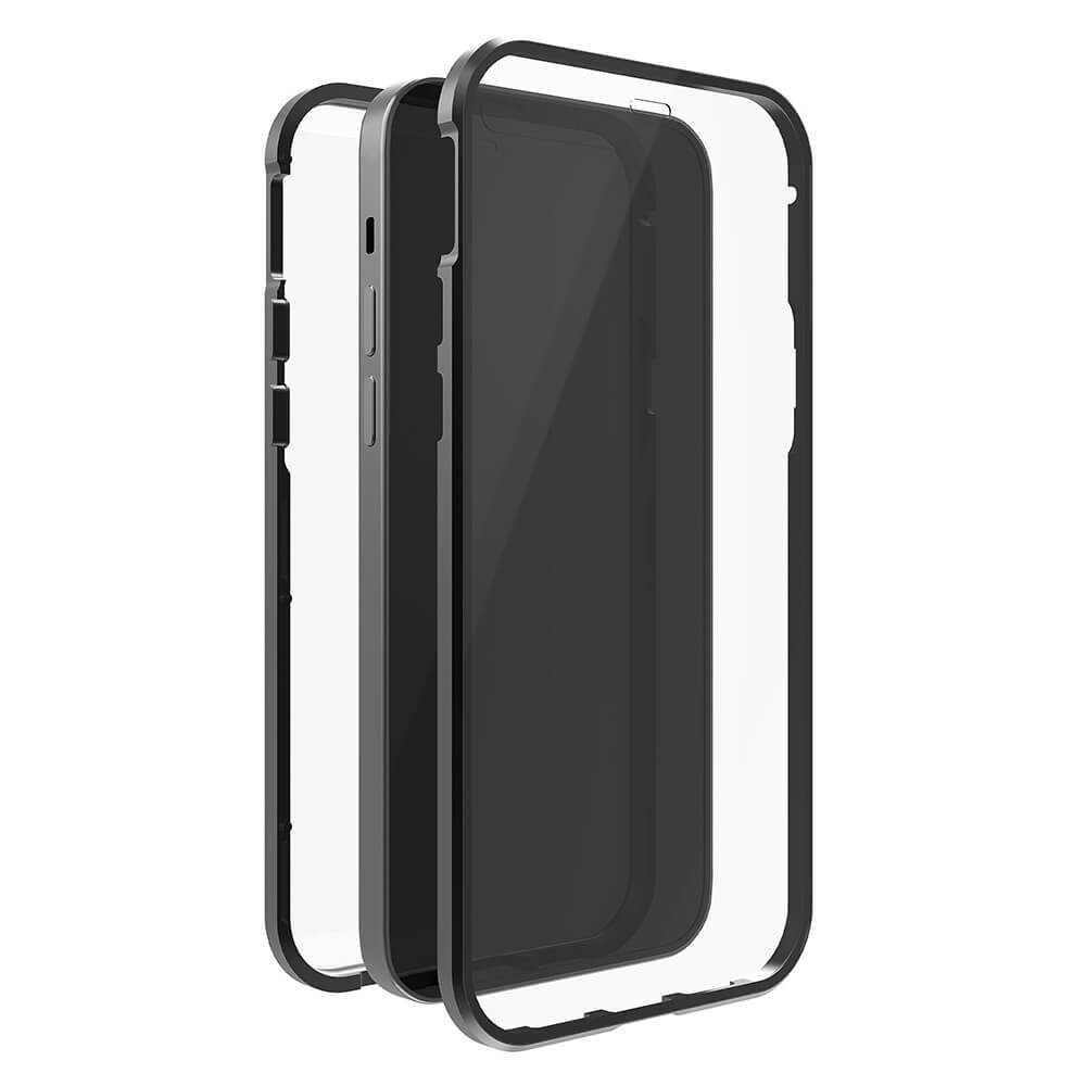Produktbild för 360° Glass Cover iPhone 14 Transp/Black