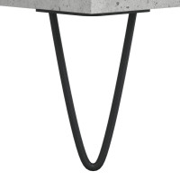 Produktbild för Högskåp betonggrå 69,5x34x180 cm konstruerat trä