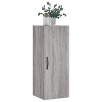 Miniatyr av produktbild för Väggskåp grå sonoma 34,5x34x90 cm konstruerat trä
