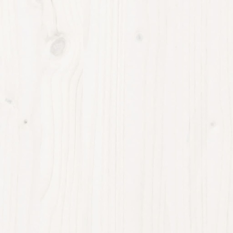 Produktbild för Skobänk vit 100x28x45 cm massiv furu