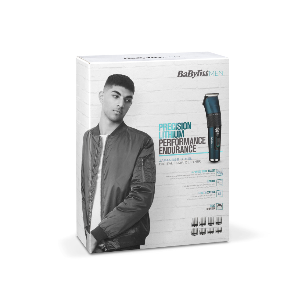 Produktbild för BaByliss Japanese Steel Digital Hair Clipper