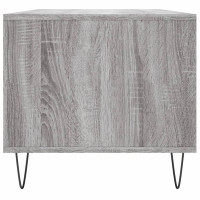 Produktbild för Soffbord grå sonoma 90x49x45 cm konstruerat trä